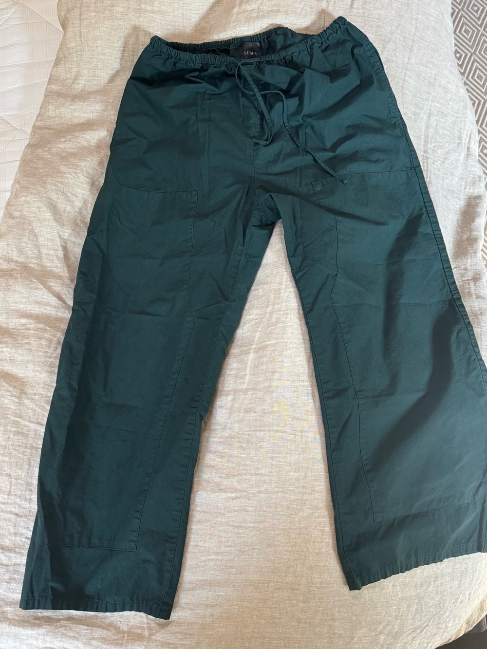 LESET Kyoto Carpenter - Dark Green Pants, size Large